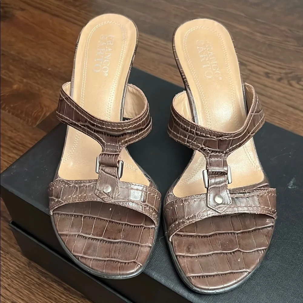 Franco Sarto Brown Women's Sandals